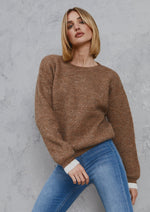 Load image into Gallery viewer, Reese Kid Mohair Sweater  Walnut
