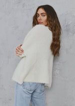 Load image into Gallery viewer, Elora Alpaca Knit Bone White
