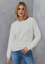 Load image into Gallery viewer, Asher Cashmere Knit  Winter White
