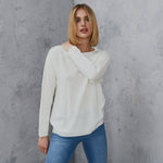 Load image into Gallery viewer, Asher Cashmere Knit  Winter White
