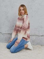 Load image into Gallery viewer, Freyer Ombre Knit  Taupe &amp; Bone
