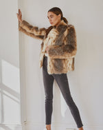 Load image into Gallery viewer, Faux Fur Jacket Wildcat

