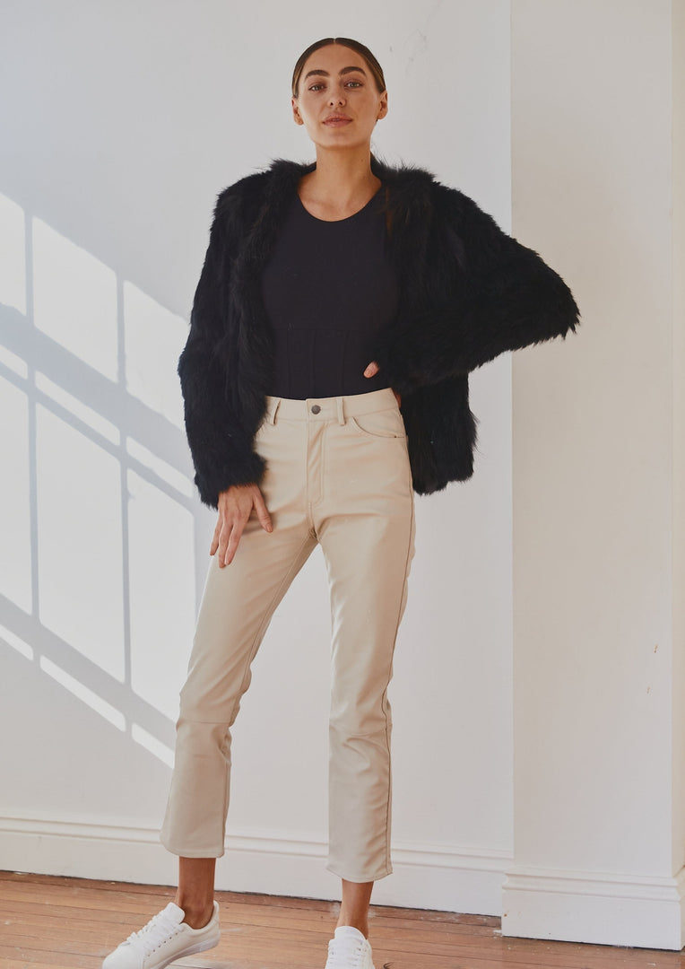 Lady Luxe Furs Jacket  Black