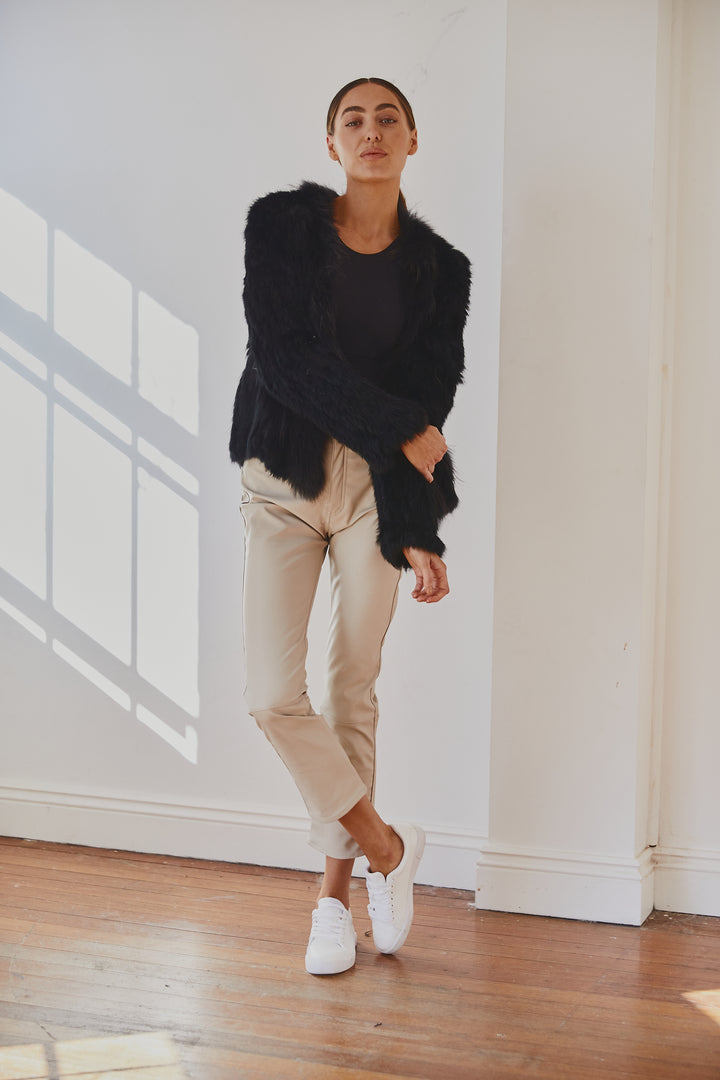 Lady Luxe Furs Jacket  Black