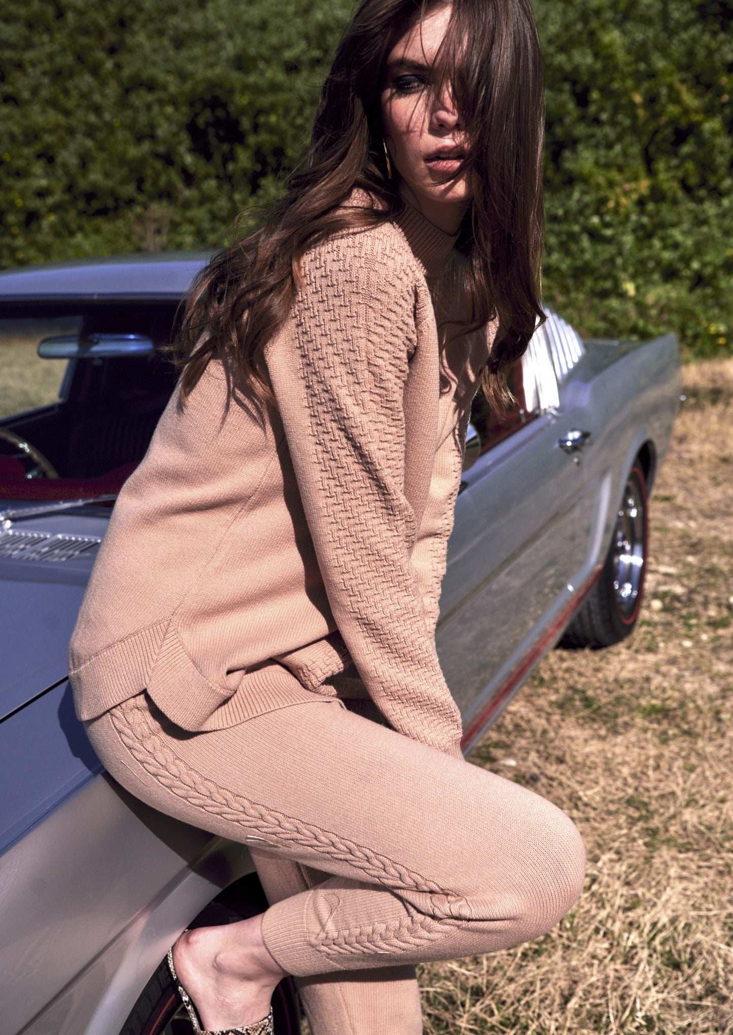 Nika knit pants  Sand