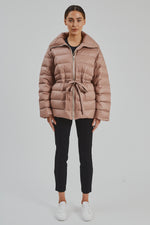 Load image into Gallery viewer, Skyler Down Jacket Rose Taupe
