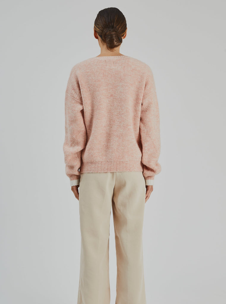 Reese Kid Mohair Sweater  Blush