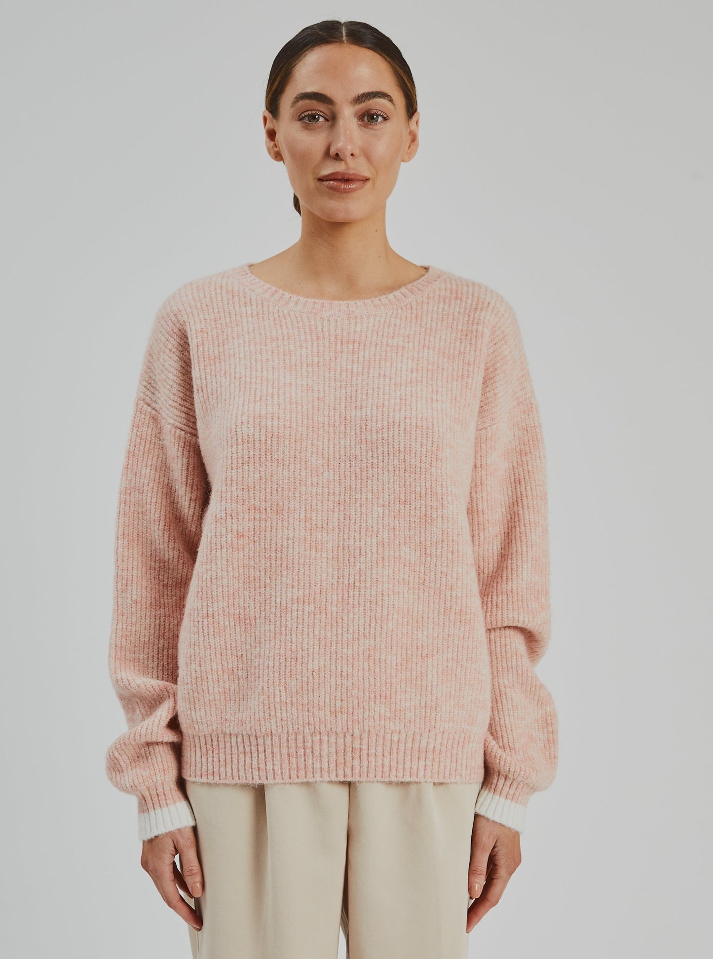 Reese Kid Mohair Sweater  Blush