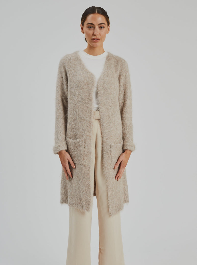 Layla Alpaca Cardigan Beige