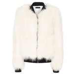 Load image into Gallery viewer, Luna Bomber  Cream &amp; Black
