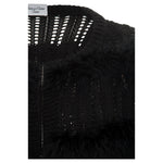 Load image into Gallery viewer, Eva Feather Knit Cardigan  Black (SAMPLE)
