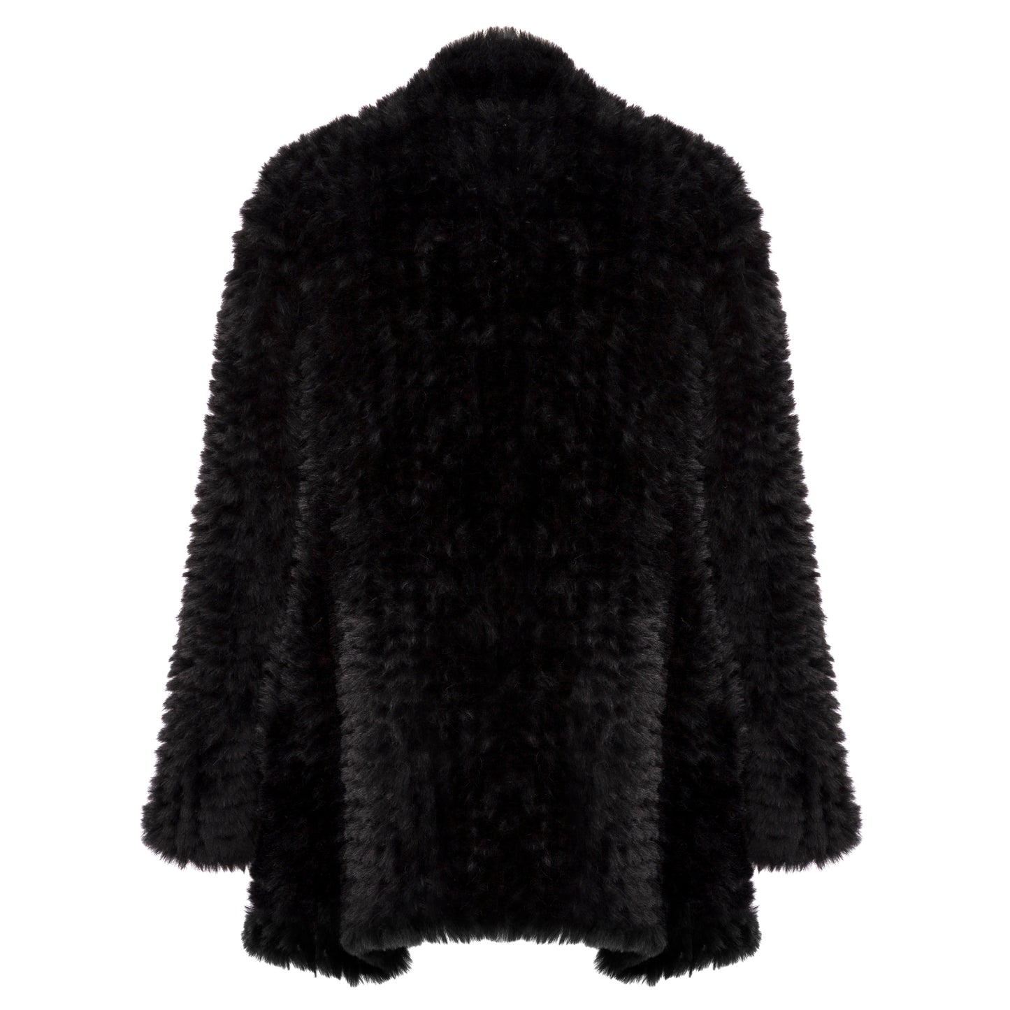 Faux Fur Wrap jacket Black – Birds of a Feather Couture