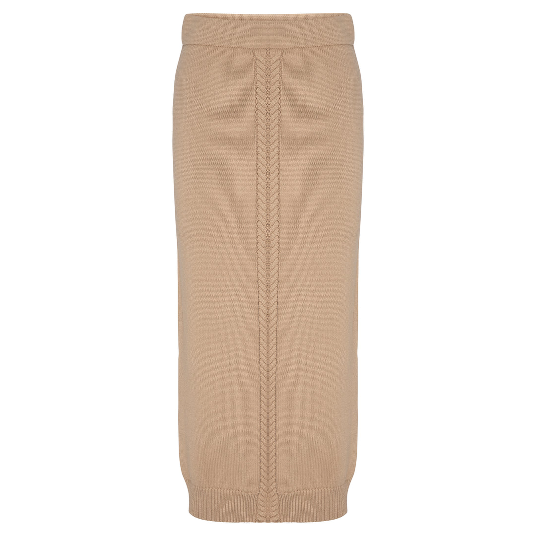 Nika Midi Skirt  Sand (SAMPLE)